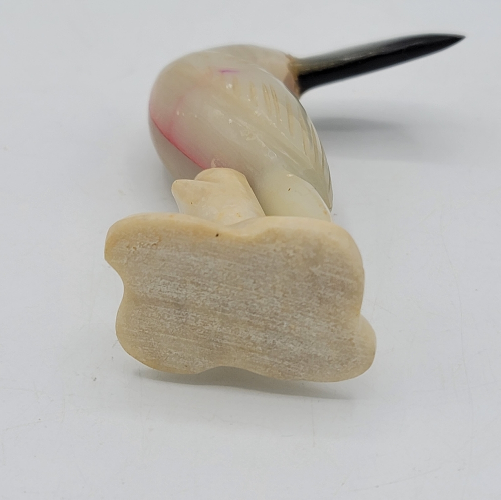 Vintage Carved Stone Toucan Figurine, 1970s Souvenir Collectible - Picture 4 of 11